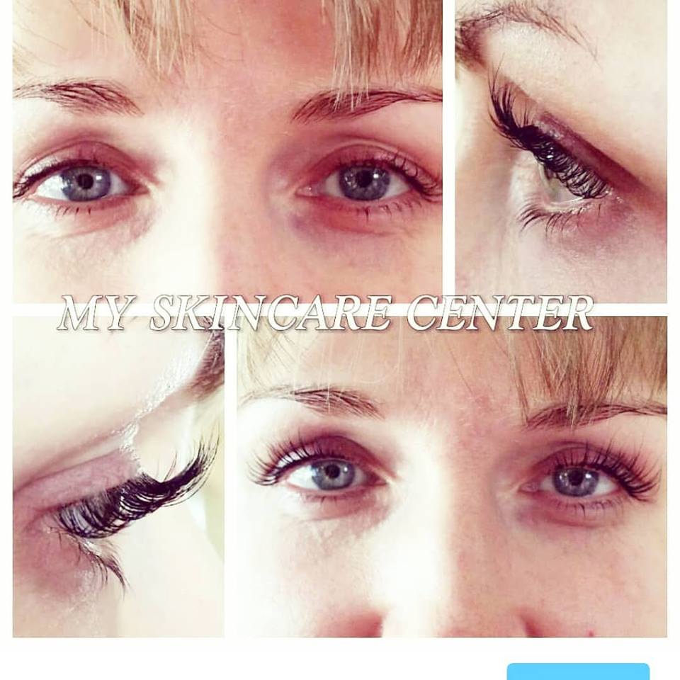 lash lift with tint  before & after